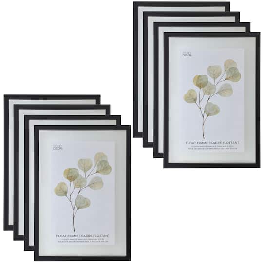 8 Pack: Black Float Frame by Studio Décor